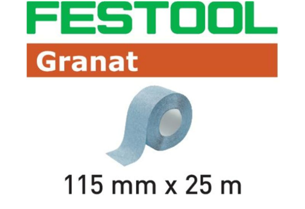 Ręczny materiał (papier) ścierny Festool Granat 115mm x 25m