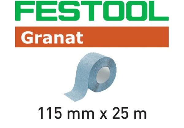 Ręczny materiał (papier) ścierny Festool Granat 115mm x 25m
